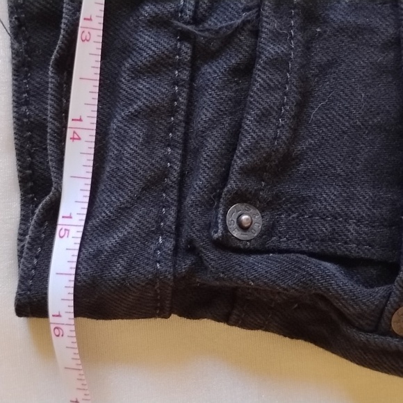 Levi's 512 Slim Fit Taper Jeans Black Denim 30x30 - Picture 10 of 13